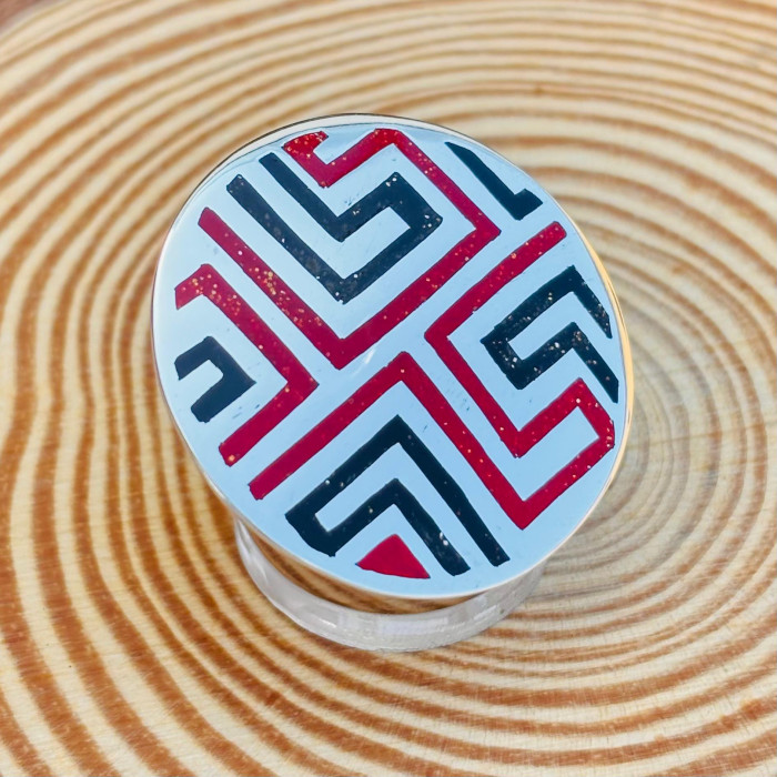 Anel Cores e Trama do Gallo