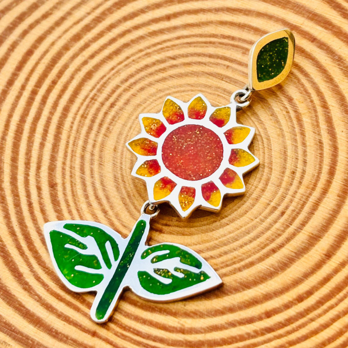 Pingente Flor do Sol G