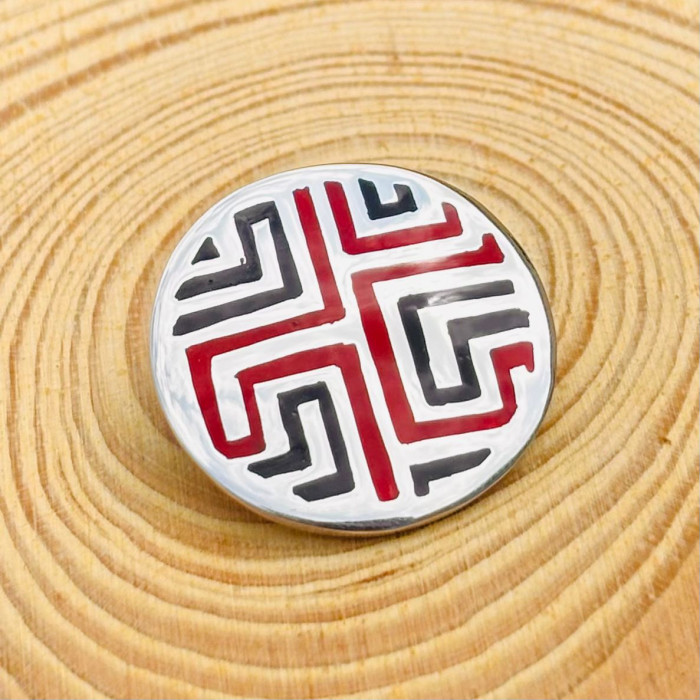 Broche Cores e Tramas do Gallo - Tamanho P