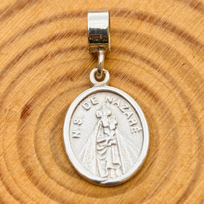 Berloque Nossa Senhora de Nazaré Oval