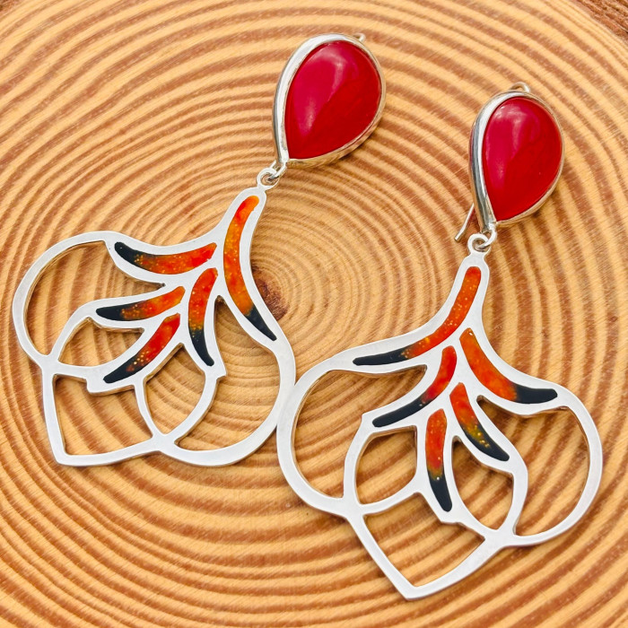 Heliconia Earring Petranova