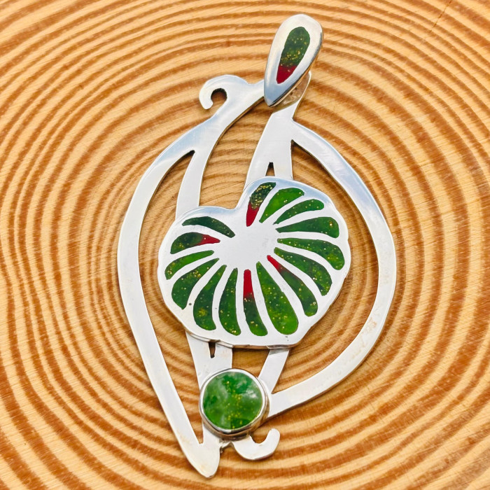 Large Water Lily Pendant