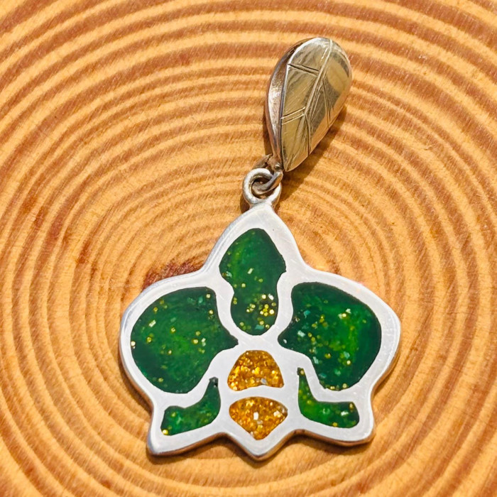 Pendant Green Orchid