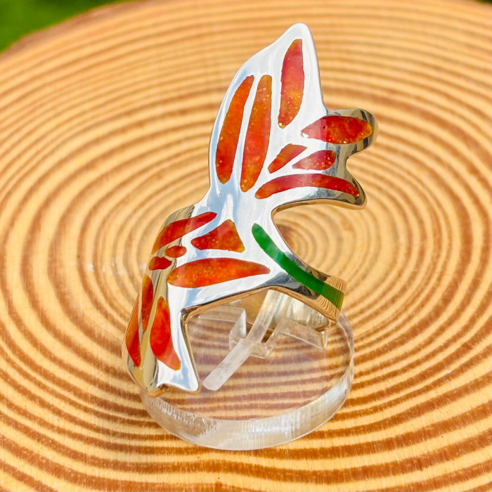 Golden Torch Heliconia Ring