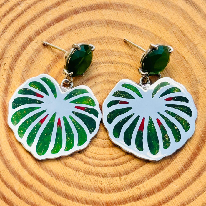 Large Water Lily Earring