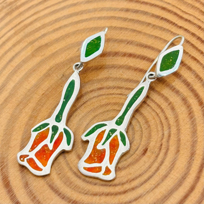 Sweet Rose Earrings