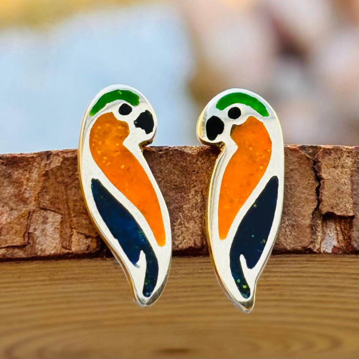 Amazon Little Macaw Earrings