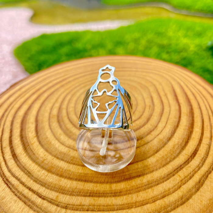 Blessed Mother Openwork Ring