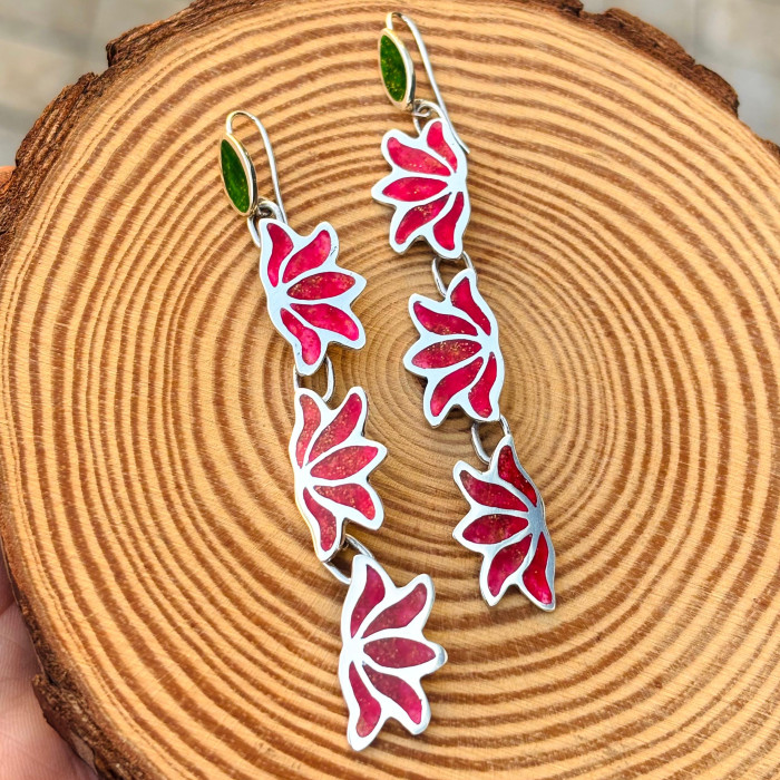 Vitória Régia Flower Earrings